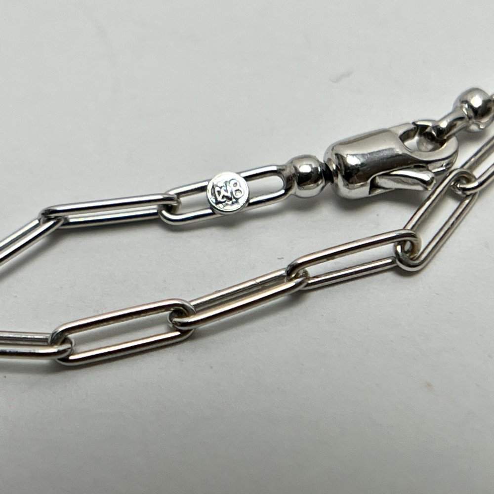 ❤️SOLD❤️ ITALIAN 18K White Gold La NOUVELLE BAGUE Diamond Pendant Necklace - Picture 12 of 12